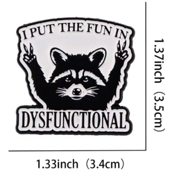 Raccoon - Enamel Pin - Picture 2 of 5